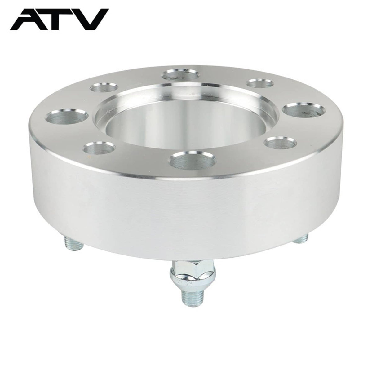 Solidspare 2× 1.5" Wheel Spacer 4x110 74mm M10x1.25 Silver For Suzuki 2002-2007 Eiger 400