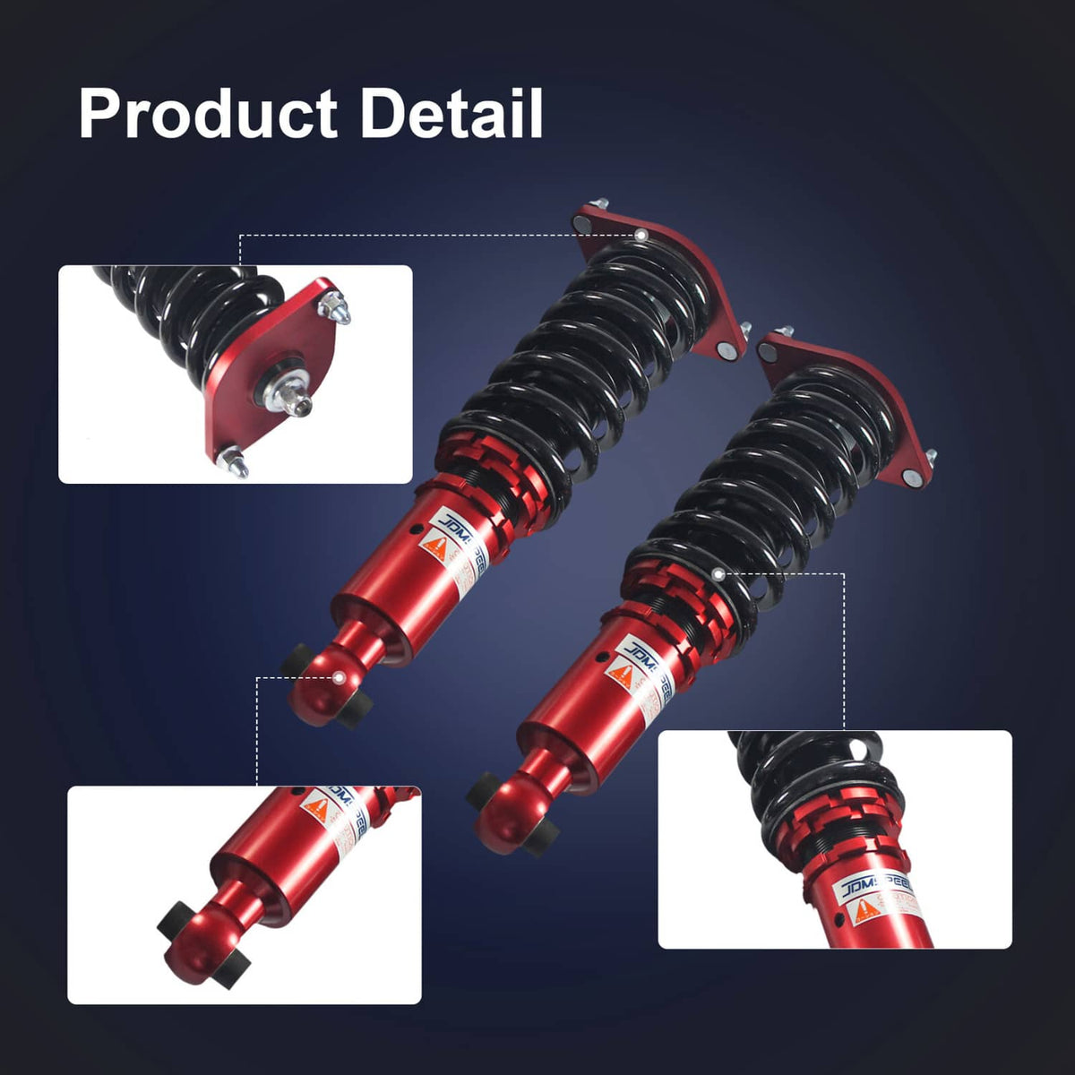 Solidspare Coilover Struts Shock Suspension Kit For 2008-2013 Subaru Impreza Adj. Height