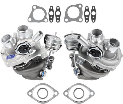 Solidspare Left & Right Turbo Turbocharger Set For 2011-2012 Ford F150 F-150 EcoBoost 3.5L