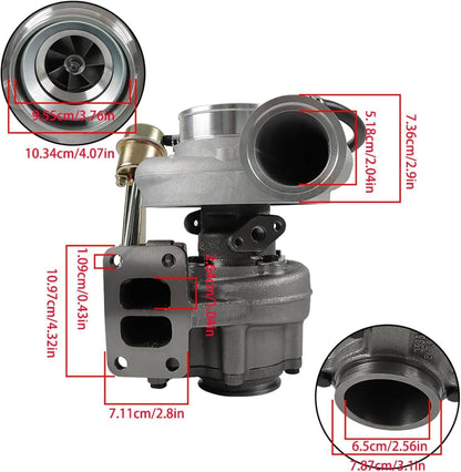 Solidspare Diesel Turbo Turbocharger HX35W for Dodge Ram 2500 3500 5.9L T3 6BTAA 3539373