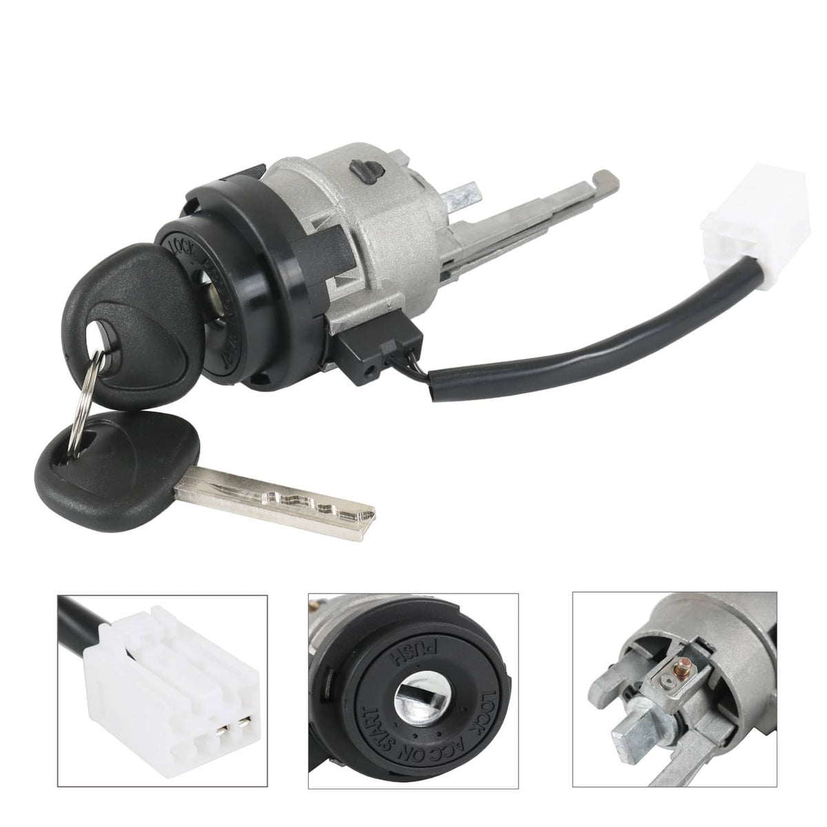 Solidspare For Hyundai Accent 1.6L 2012-2017 Ignition Lock Cylinder with 2 Keys 81900-1RJ00