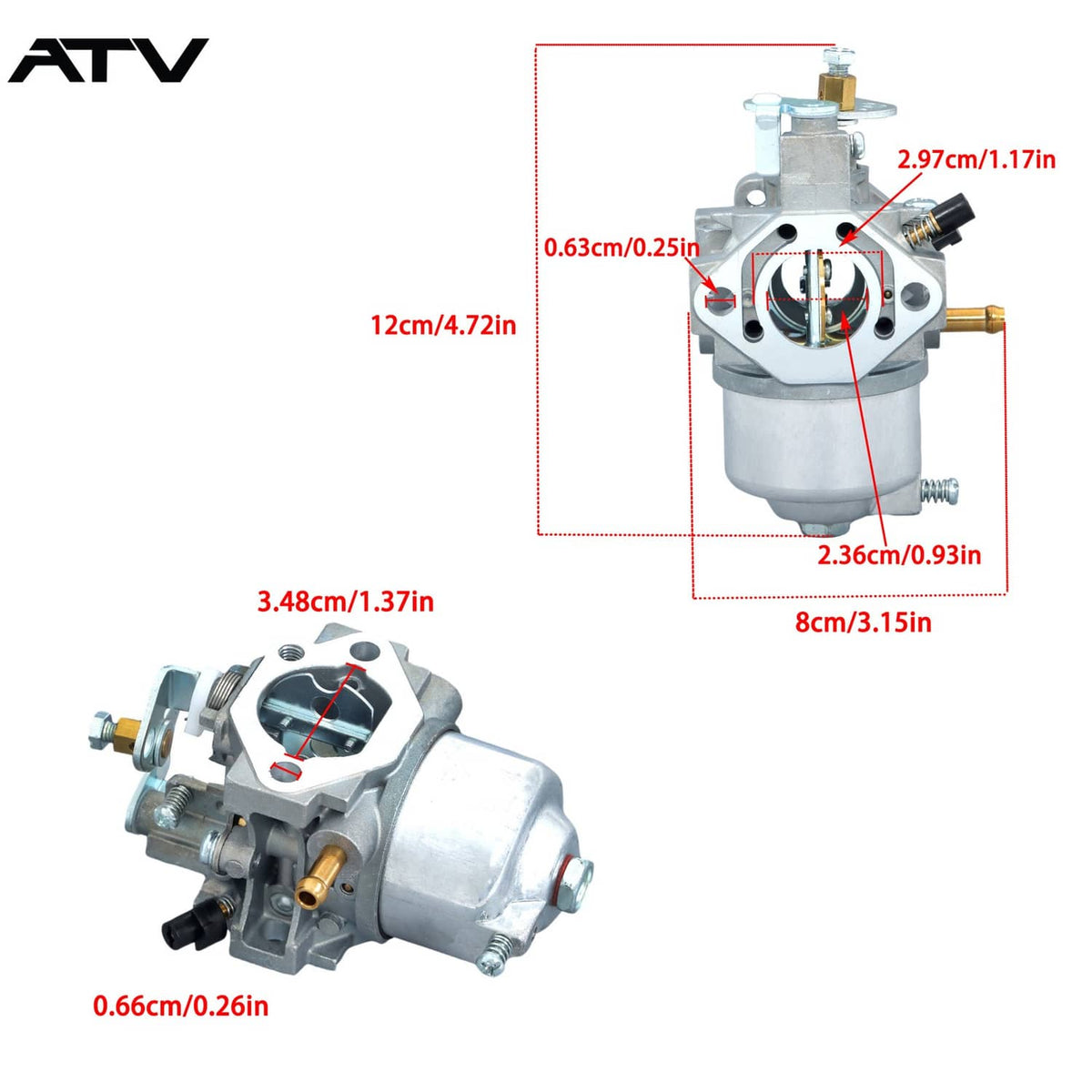 Solidspare Carburetor for Kawasaki Mule 500 Mule 520 Mule 550 KAF300 15003-2178 15003-2589