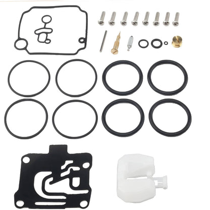Solid Spare 4Set Carburetor Carb Rebuild Repair Kit for Yamaha F50-T50 hp 4 Stroke 2001-2004