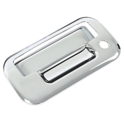 Solid Spare For Ford F-150 F150 4 Door 2004-14 Chrome Outside Tailgate Handle Cover Overlay