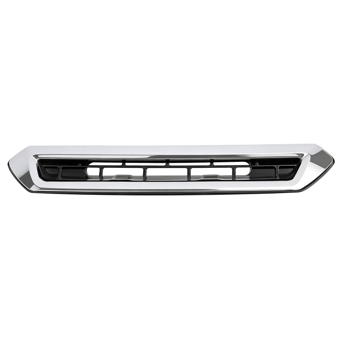 Solid Spare Hood Air Vent Scoop For 2017-19 Chevy Silverado GMC Sierra 2500HD 3500HD Chrome