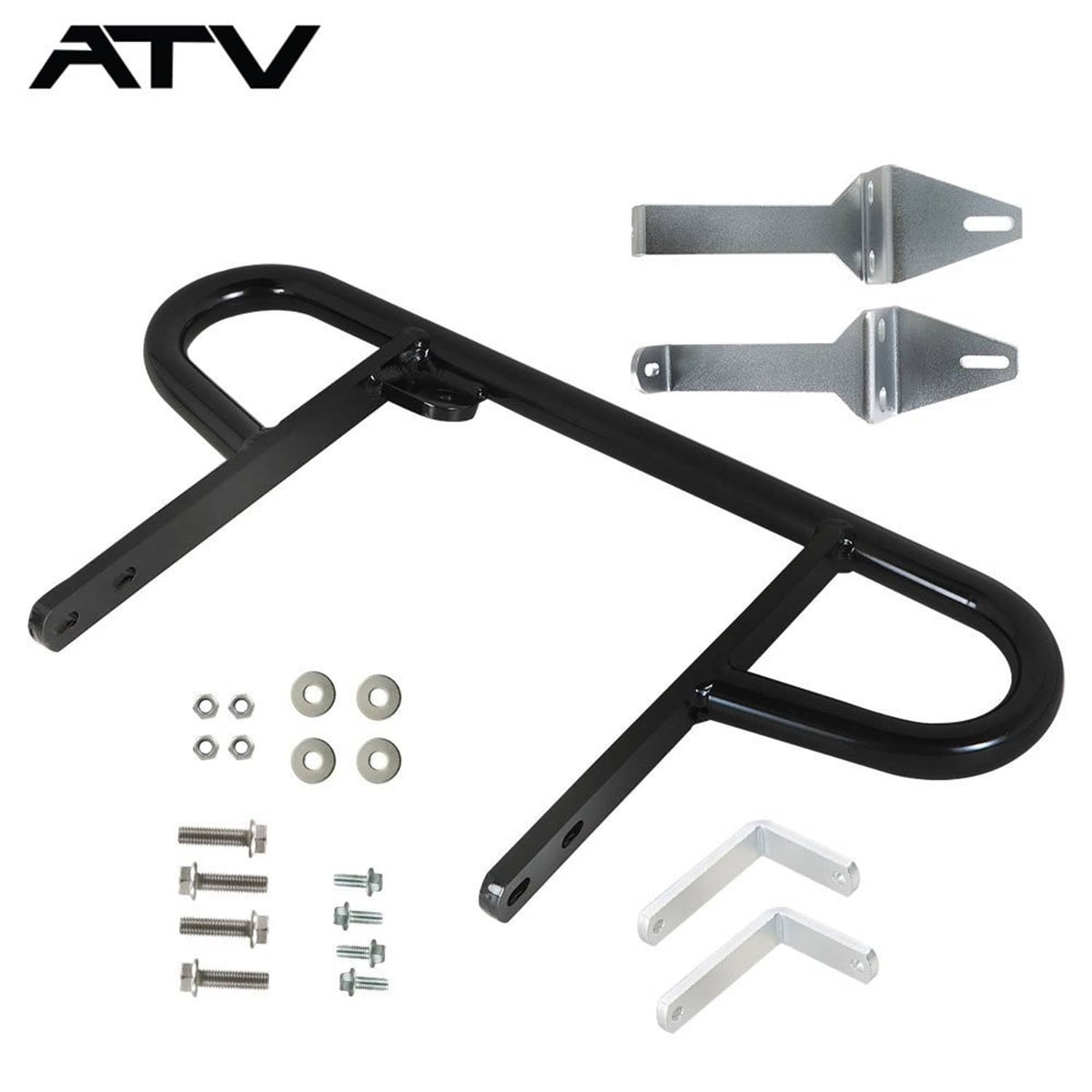 Solidspare Rear Wide Grab Bar Bumper Carrier Black For 2005 Yamaha YFZ450 199-T2-B