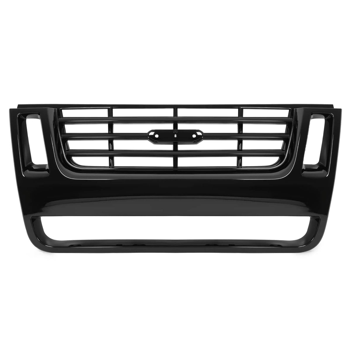 Solid Spare For Ford Explorer Sport Trac 2006-2010 Black Front Radiator Grille Assembly