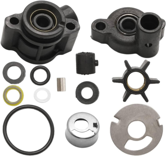 Solid Spare 0.438" Water Pump Rebuild Kit for 4 4.5 6 7.5 9.8 89980T1 89980Q1 92970A5 Marine