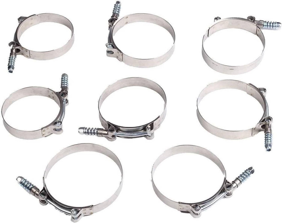 Solidspare Turbo Intercooler Boot Clamp Kit Intercooler CAC Hose For 03-07 Ford 6.0L Diesel