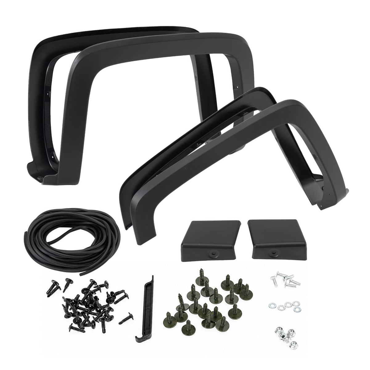 Solidspare Front & Rear Fender Flares Fit for Chevrolet Silverado 1500 2014-2018 Left Right