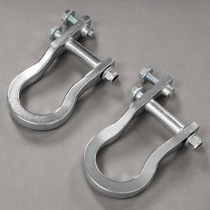 Solid Spare 2Pcs Chrome Tow Hooks #84072462 For Chevrolet GMC Silverado Sierra 1500 2007-19