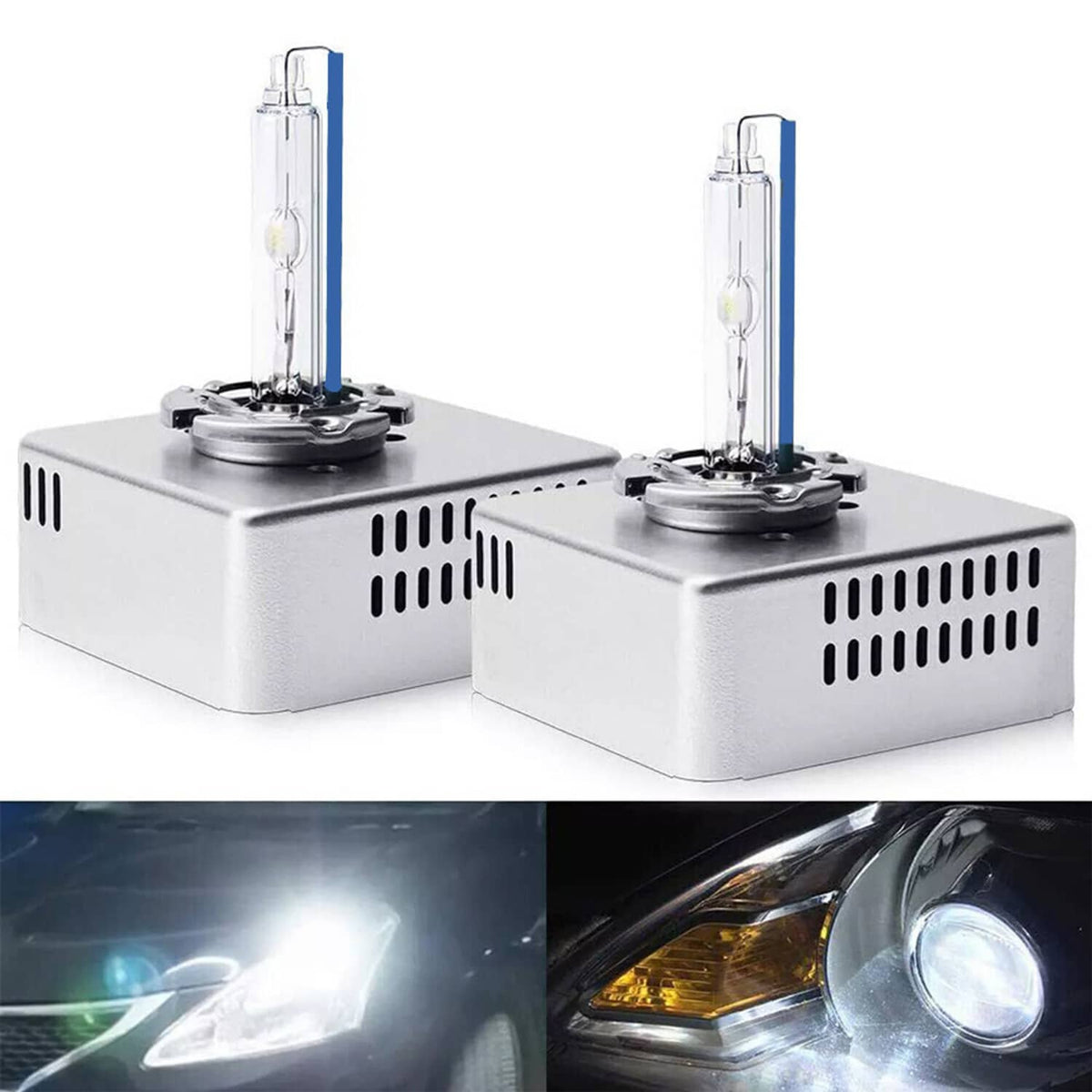 Solidspare 2pc D5S Xenon Headlight HID Bulb For Chevrolet Silverado 1500 GMC Sierra Terrain
