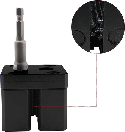 Solidspare New Impact Driver and Power-Assisted Sheet Metal Crimper For Malco C5A2 Black