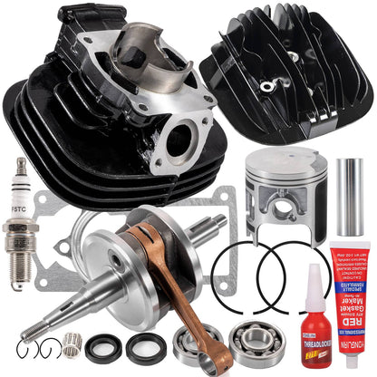 Solidspare For Yamaha Blaster 200 Piston 98-06 Cylinder Crank Motor Rebuild Gaskets Kit ATV