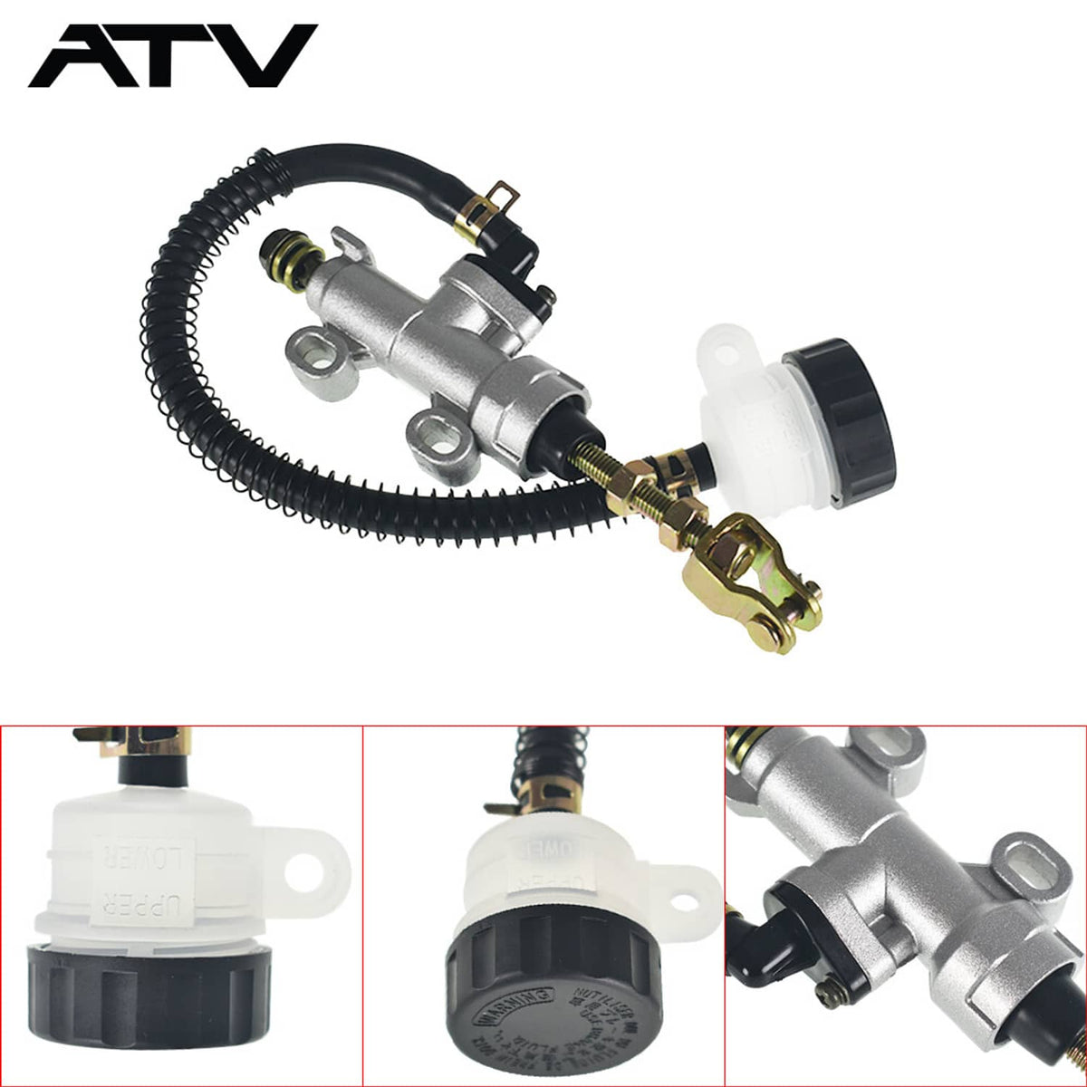 Solidspare New Rear Disc Brake Master Cylinder Assembly 01-05 For Yamaha Raptor 660R YFM660