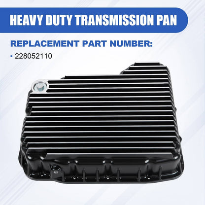 Solidspare NEW Aluminum 68RFE Transmission Pan Deep For Ram 6.7 Cummins Diesel 2007-2025