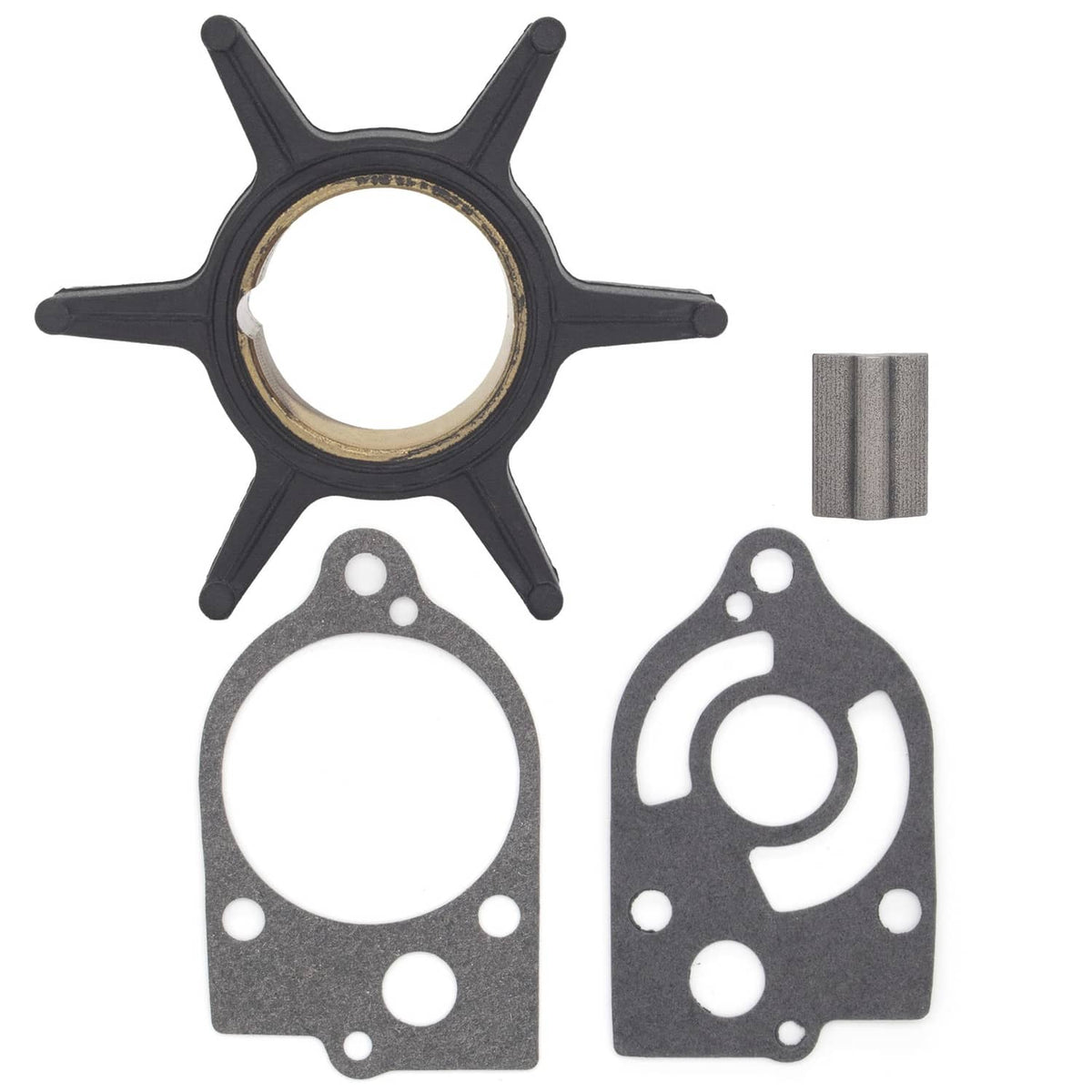 Solid Spare Water Pump Impeller Kit for Mercury 30/40/50/60/70hp Outboard Motors 47-89983T