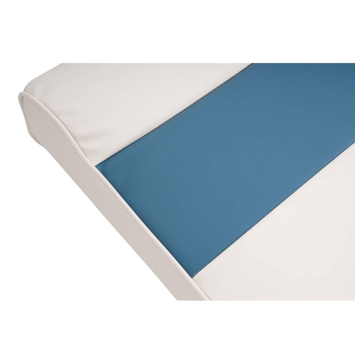 Solidspare #8WD95-1B-204 28" Pontoon Bench Seat Cushion Set Navy/White/Blue