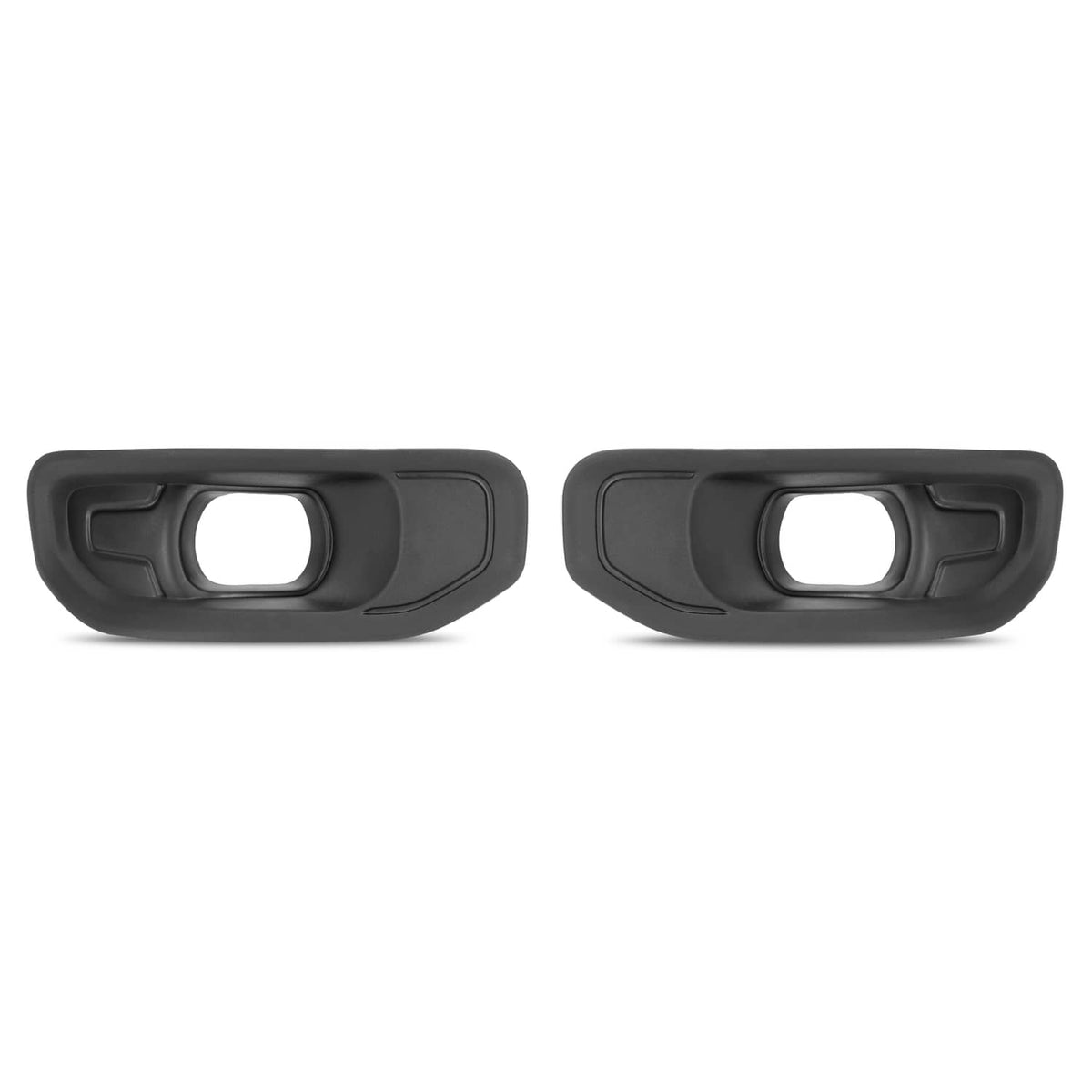 Solid Spare For Ram 1500 2019-2024 Front Driver & Passenger Side Fog Light Lamp Bezel Kit