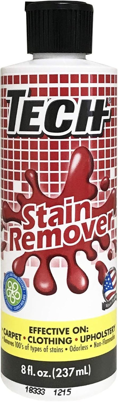 2-Pack Tech No Scent Stain Remover Liquid - Multi Purpose Non-toxic 8 oz