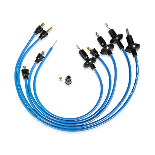Solid Spare 9407 Blue Ignition Spark Plug Wire Set for Vw Dune Buggy Bug Beetle GHIA Thing