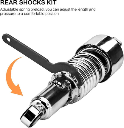 Solidspare 10.5" Slammer Rear Absorber Shocks Lowering Kit For 84-UP Harley Touring FLHR