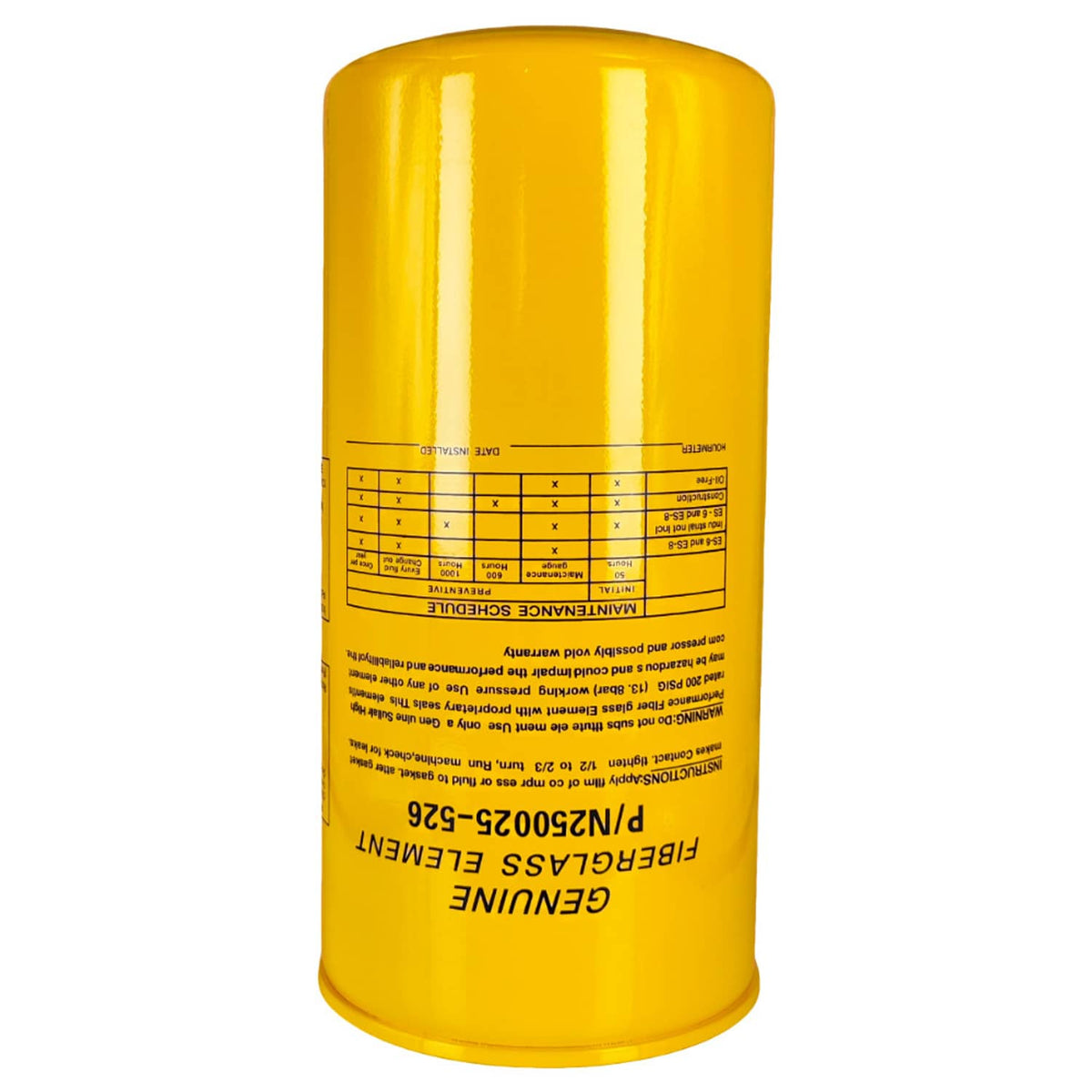 Solid Spare 250025-526 Air Compressor Oil Filter Fit for Sullair HF6822 P176325 BT610-MPG