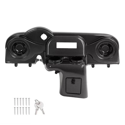 Solidspare Golf Cart Carbon Fiber Style Radio & Speaker Dash Cover For EZGO RXV 2008-up
