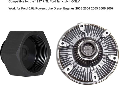 Solid Spare Fan Clutch Adapter for Ford 6.0L to 7.3L Powerstroke Diesel Mechanical 2003-2007