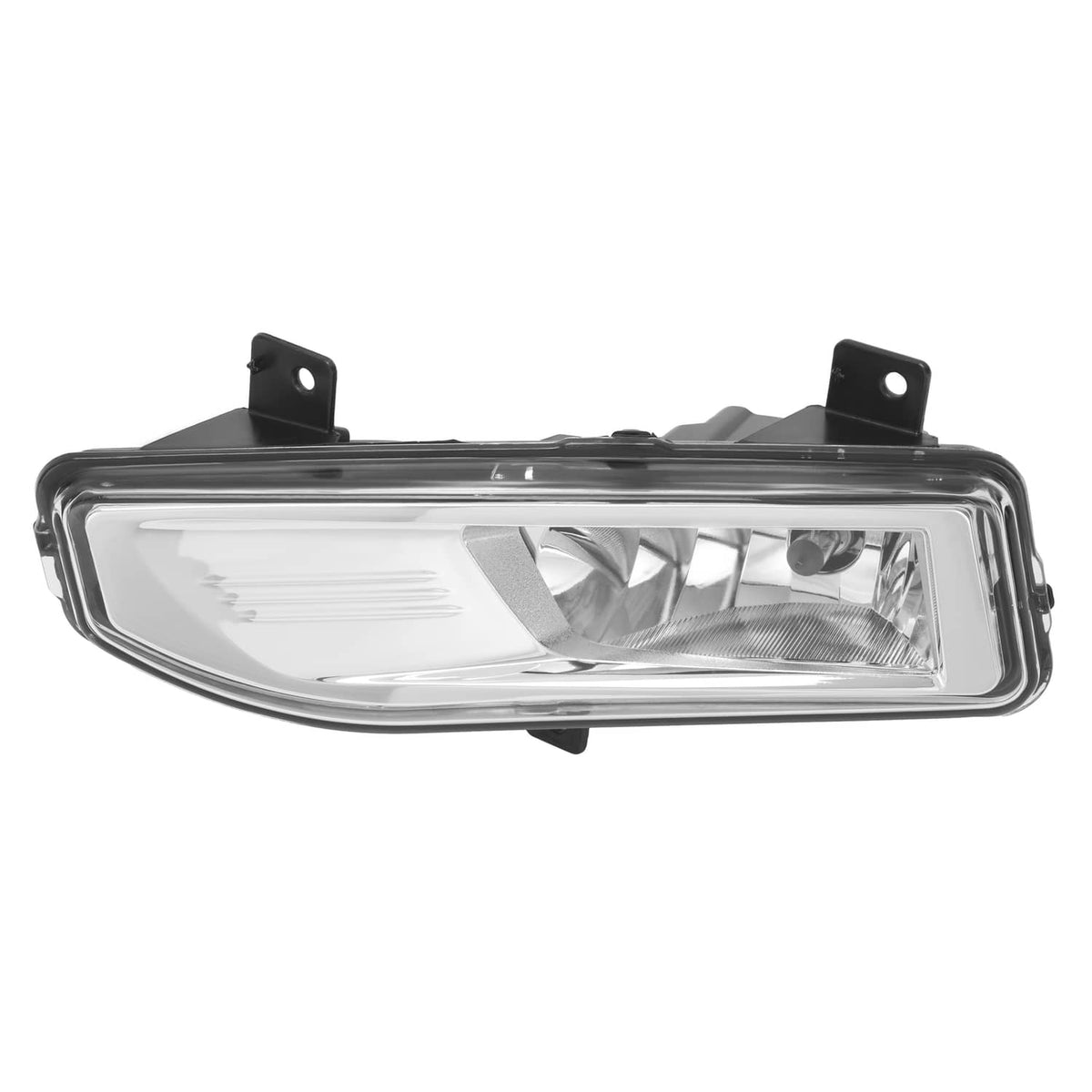 Solid Spare For 2017-2020 Nissan Rogue S SL SV Front Bumper Fog Lights Lamps w/Bezel+Bulbs
