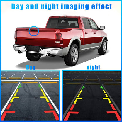 Solidspare Backup Camera & Rear Latch Tailgate Handle For 2009-17 Dodge Ram 1500 2500 3500