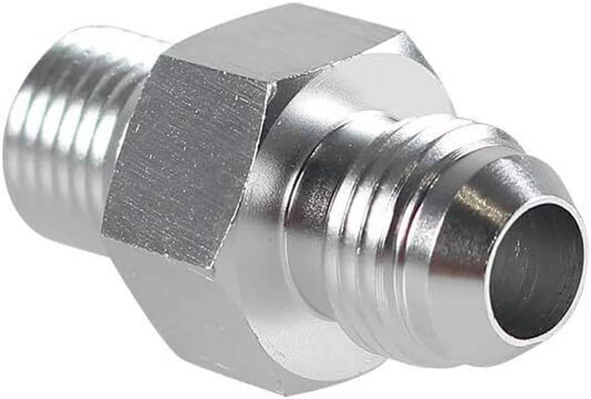 Solidspare 2Pcs Transmission Adapter Fittings 6AN Flare to 1/4" NPSM for TH350 TH400 700R4