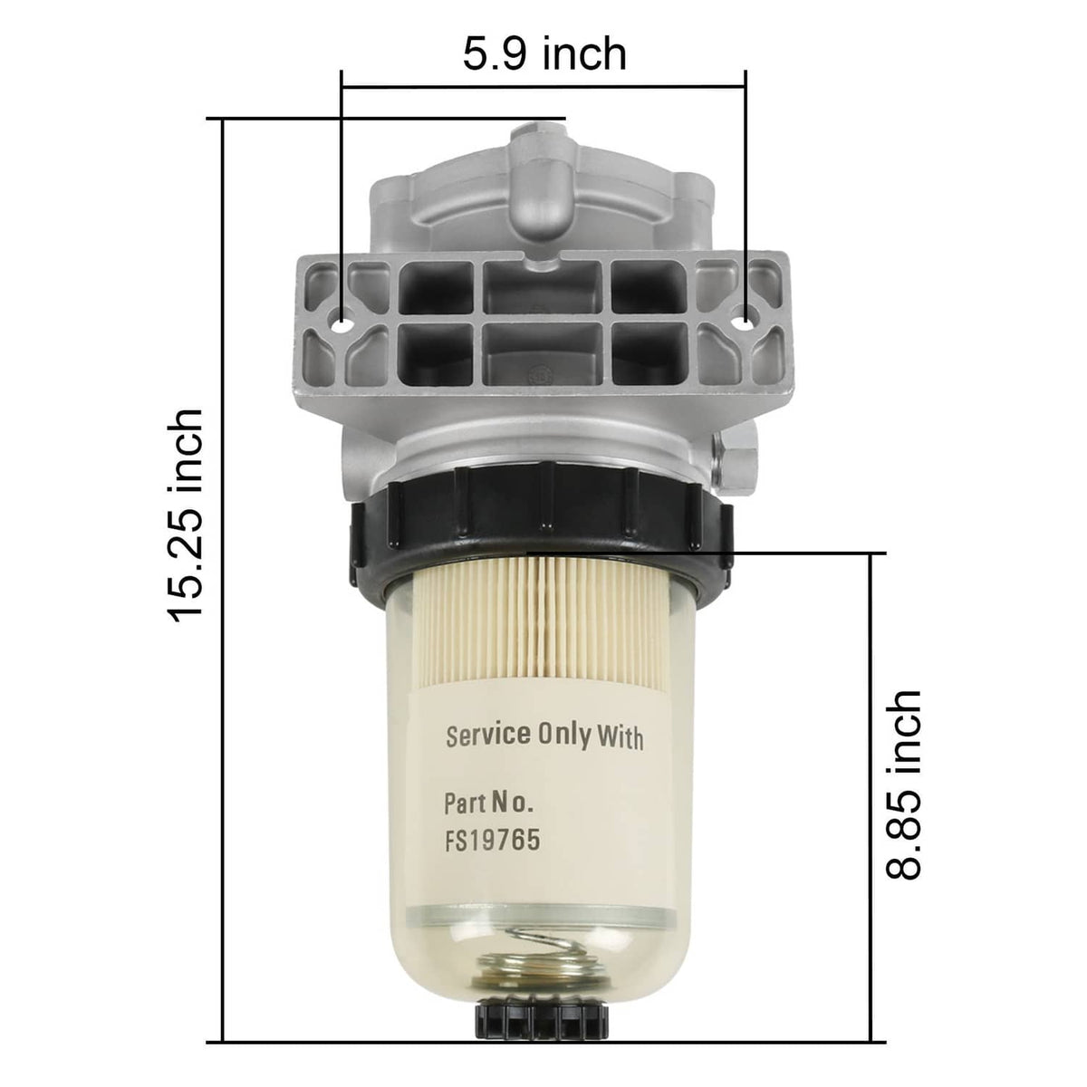 Solidspare Fuel Water Separator 382 DVC/382950FTLS07 For DAVCO 382950FTLS07 DVC382950FTLS07