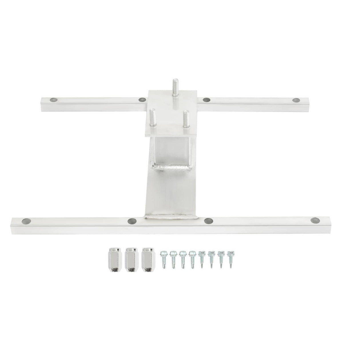 Solidspare Aluminum H-Mount Spare Tire Carrier 5-Lug Wheel, 16" Stud Spacing Trailer Mount