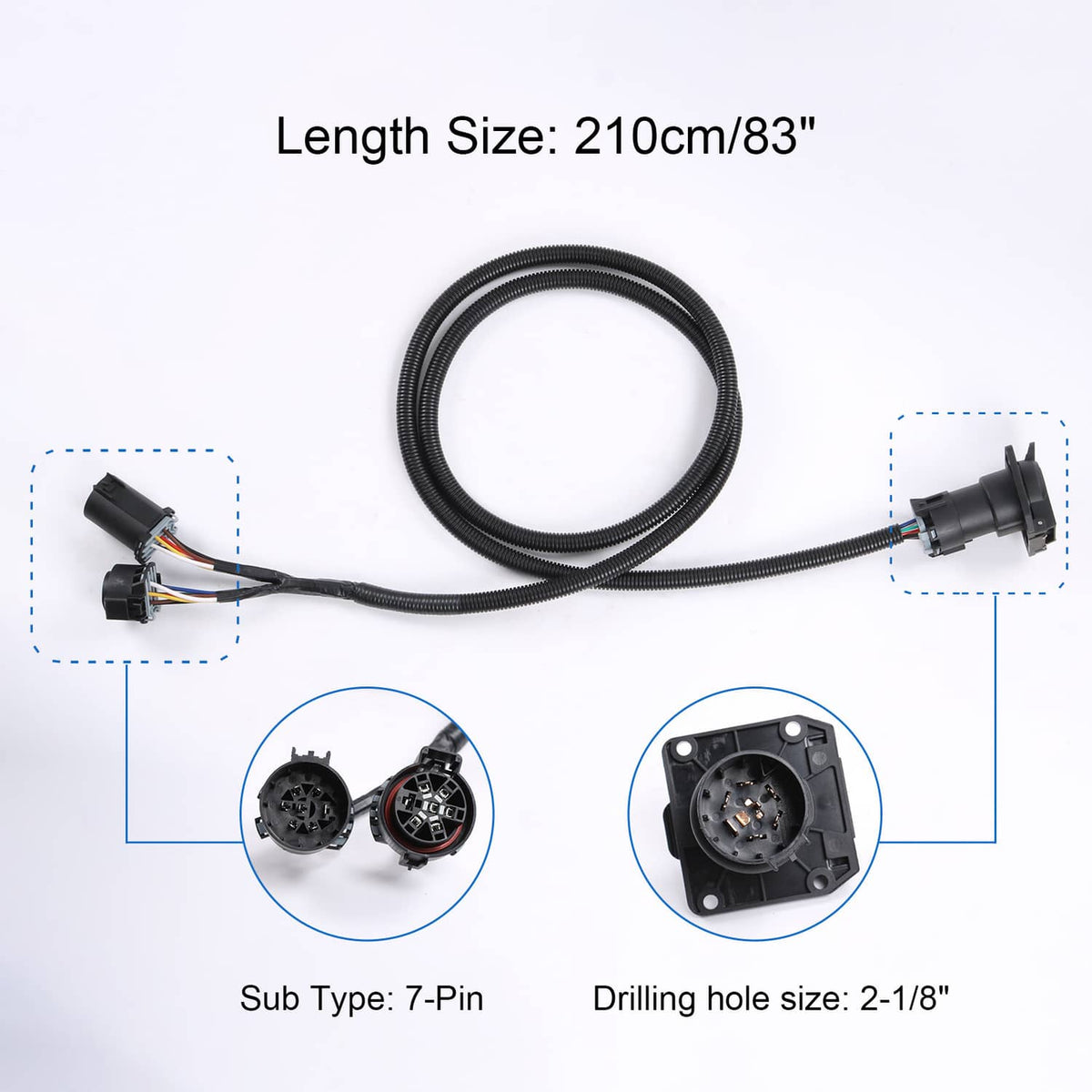 Solidspare 56070 T Connector New For F150 Truck F250 F350 Ford F-150 F-250 F-350 Super Duty