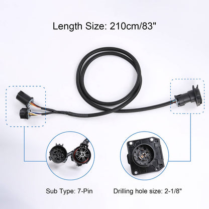 Solidspare 56070 T Connector New For F150 Truck F250 F350 Ford F-150 F-250 F-350 Super Duty