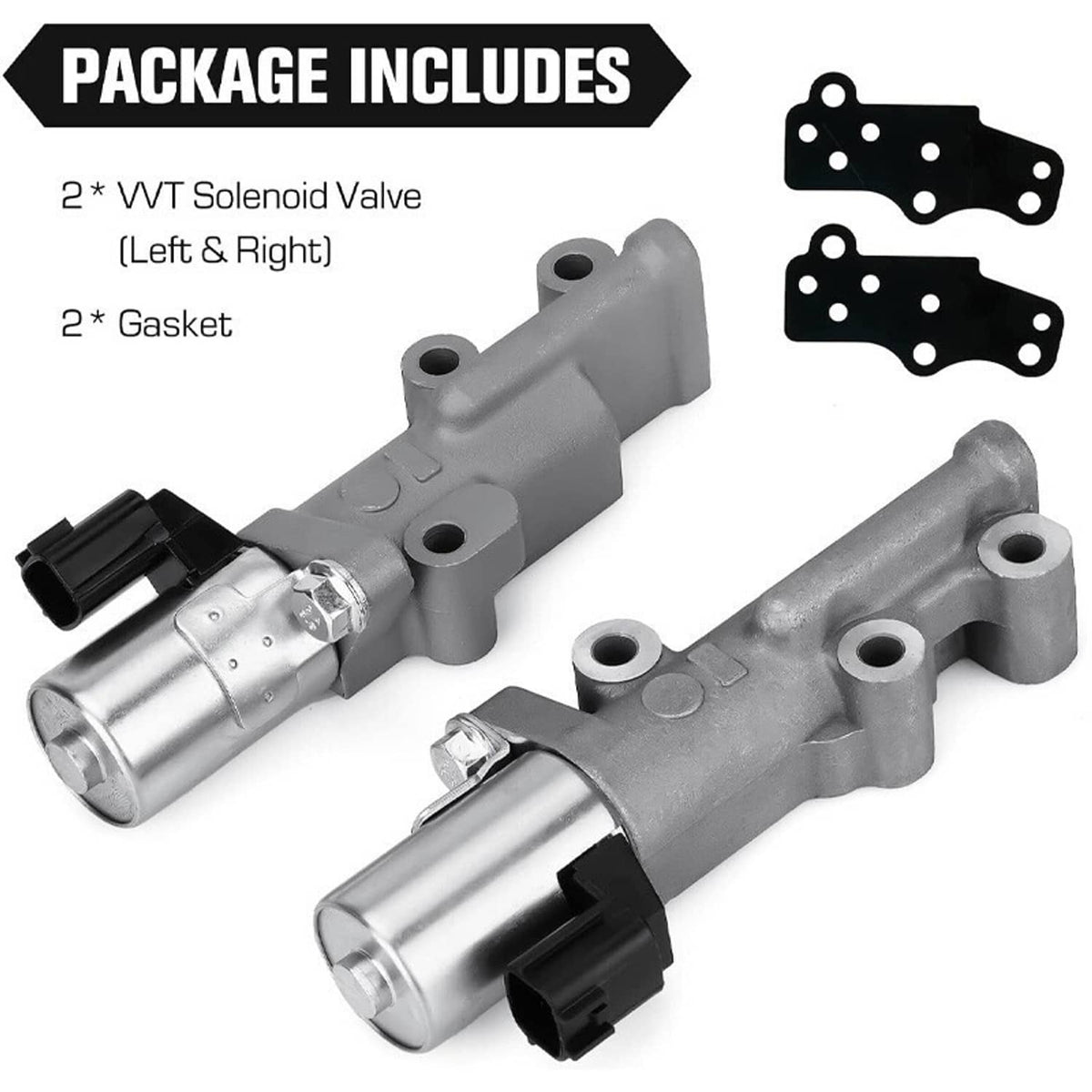 Solidspare VVT Valve Engine Variable Timing Solenoid Left & Right Set For Nissan Infiniti