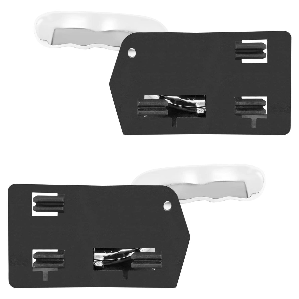 Solid Spare Fits GMC SIERRA 1500 2002-06 Interior Door Handles Drive + Passenger Side Chrome