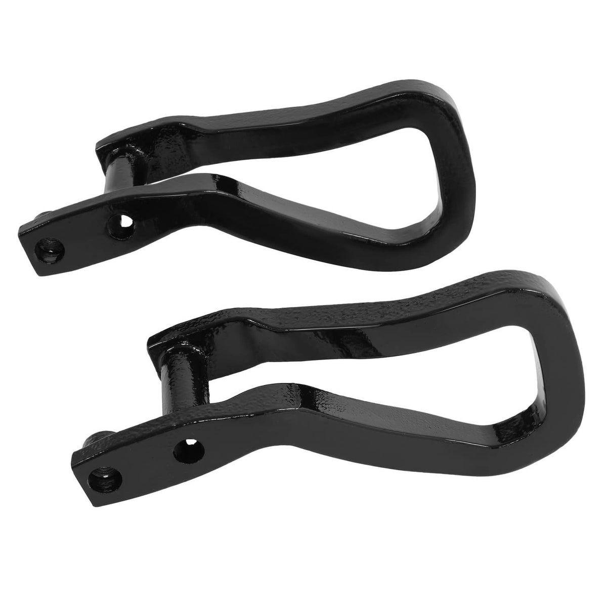 Solid Spare Heavy Duty Front Car Tow Hooks w/ Bolts For GMC Sierra 1500 2019-2026 Black