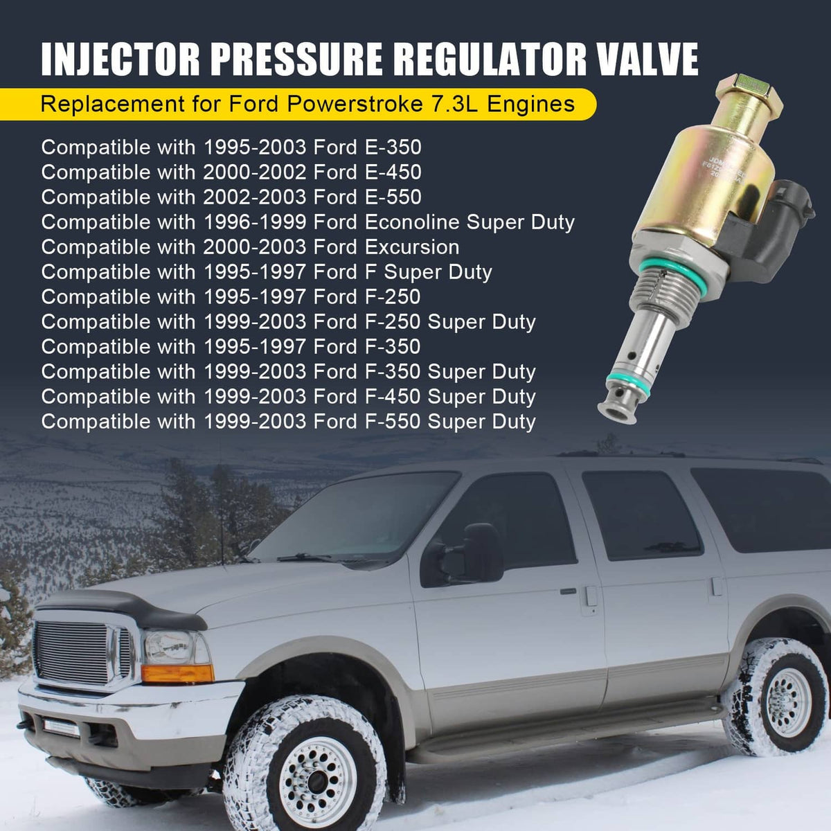Solidspare IPR Fuel Injection Pressure Regulator Valve For Ford Diesel 7.3L 1995.5-2003