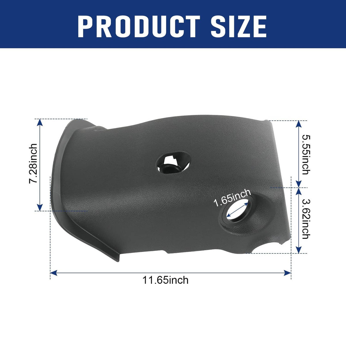 Solidspare 84855-D9000WK Start Lower Steering Column Cover w/Key For Kia 2016-2022 Sportage