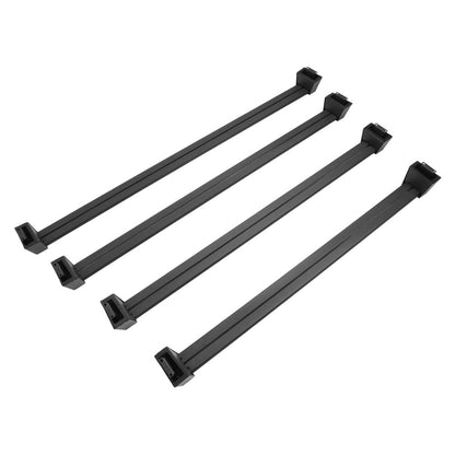 Solid Spare For Tesla Cybertruck 2024-Up Roof Rack Cross Bar Luggage Cargo Carrier 4 Pack