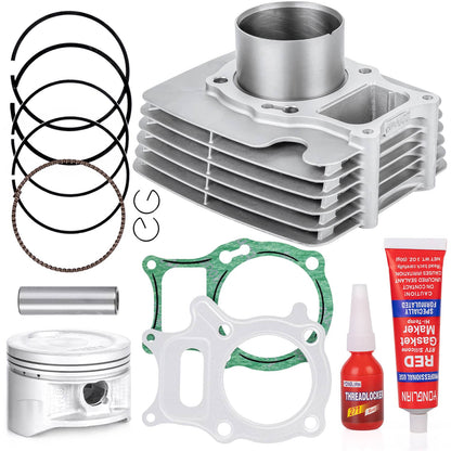 Solidspare 68.5MM Bore Cylinder Piston Gasket Kit for Honda Recon TRX250 Sportrax TRX250EX
