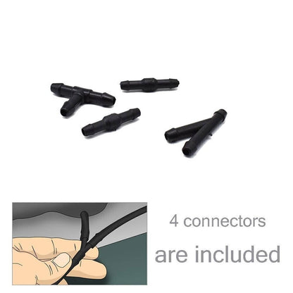 Solidspare Windshield Hood Nozzle Wiper Spray Kit For Honda Pilot 2009-2015 76810-SZA-A01ZA