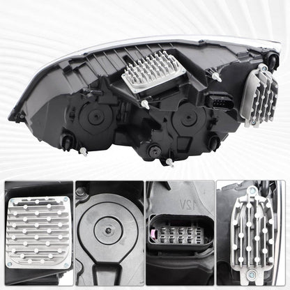 Solidspare Left & Right Full LED Headlights Headlamps For 2018-2022 Freightliner Cascadia