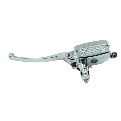 Solidspare 7/8" Left Motorcycle Handlebar Hydraulic Brake Master Cylinder Lever Chrome