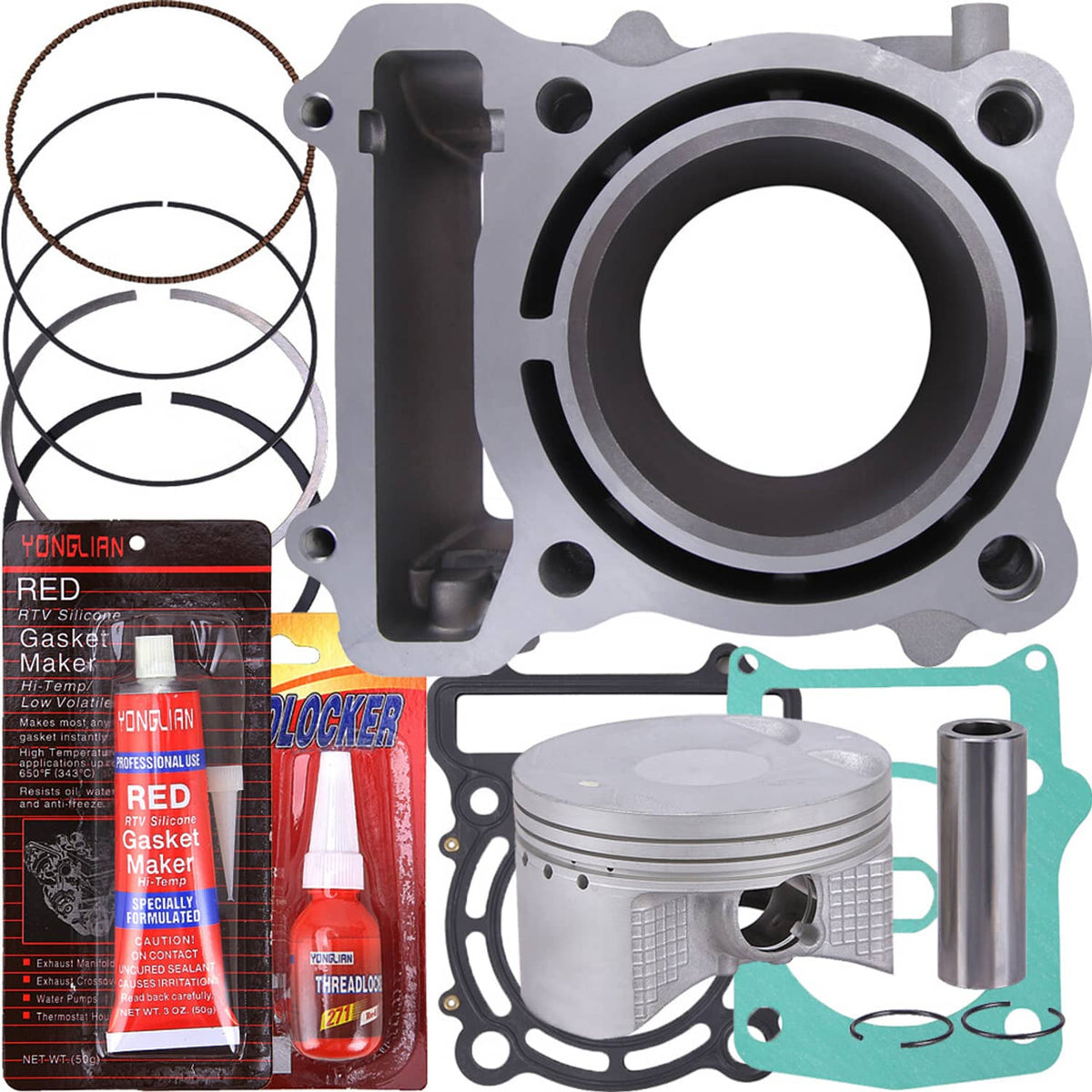 Solidspare Cylinder Piston Gasket Rings Kit For HiSun UTV ATV 500 HS YS MASSIMO MSU BENNCHE