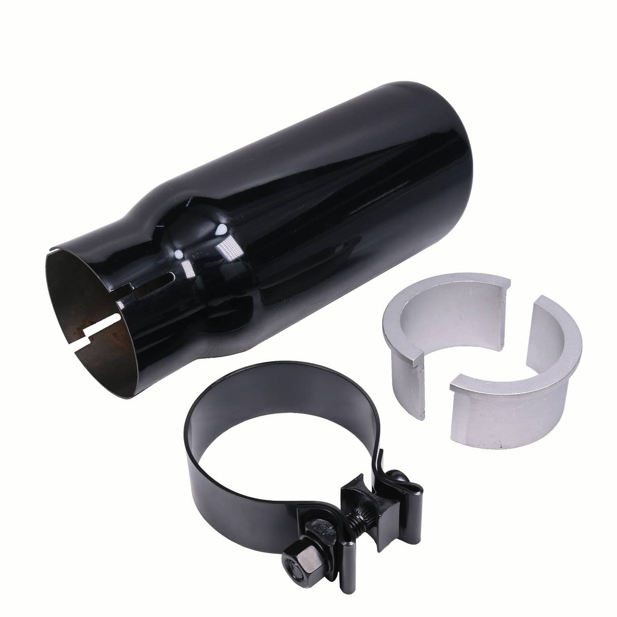 Solidspare BLACK CHROME EXHAUST TIP PT932-35180-02 FOR 2005-2022 TOYOTA TACOMA 2.7L 3.5L