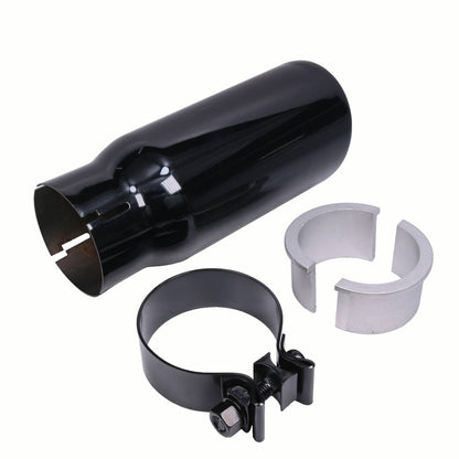 Solidspare BLACK CHROME EXHAUST TIP PT932-35180-02 FOR 2005-2022 TOYOTA TACOMA 2.7L 3.5L