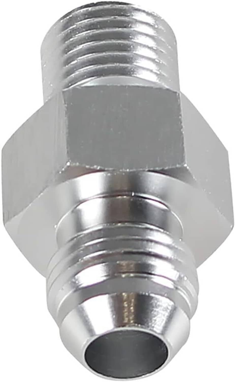 Solidspare 2Pcs Transmission Adapter Fittings 6AN Flare to 1/4" NPSM for TH350 TH400 700R4